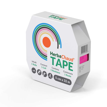 HerbaChaud Tape, version clinique, 5 cm x 32 m, en 4 couleurs (HH.100.1024.K)