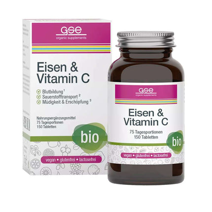 ORGANSKI kompleks željezo + vitamin C, 60 tableta po 500mg (30g)
