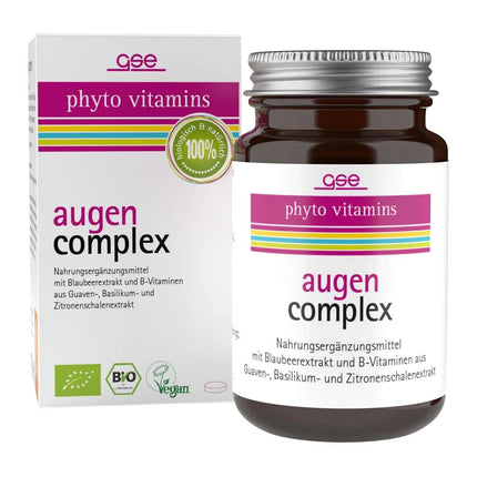 BIO Augen Complex, 60 Tabletten à 520 mg (30 g), vegan (I.900.0202)