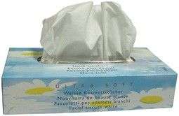 Cosmetic wipes made of 100% cellulose wadding, 100 pcs./box, 1 box