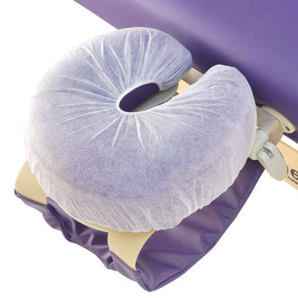 Hygiene cover croissant shape (round head section) made of non-woven fabric, 100 pcs. (P.100.0035)