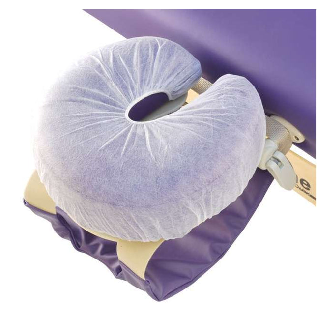 Hygiene cover croissant shape (round head section) made of non-woven fabric, 100 pcs. (P.100.0035)