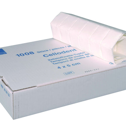 Cellodent cellulose cotton swabs, from Hartmann, without alcohol, 1008 pieces (P.100.0532)